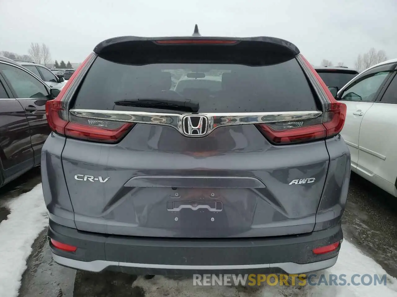 6 Photograph of a damaged car 2HKRW2H28MH213441 HONDA CRV 2021