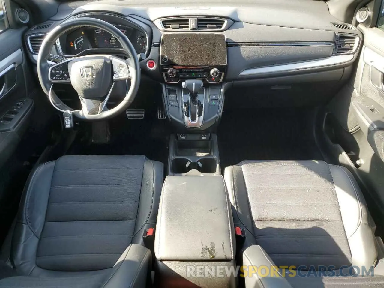 8 Фотография поврежденного автомобиля 2HKRW2H43MH229886 HONDA CRV 2021