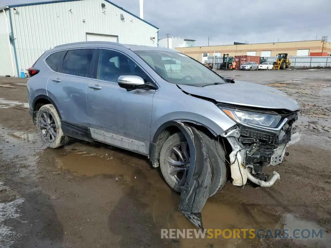 4 Фотография поврежденного автомобиля 2HKRW2H47MH219328 HONDA CRV 2021