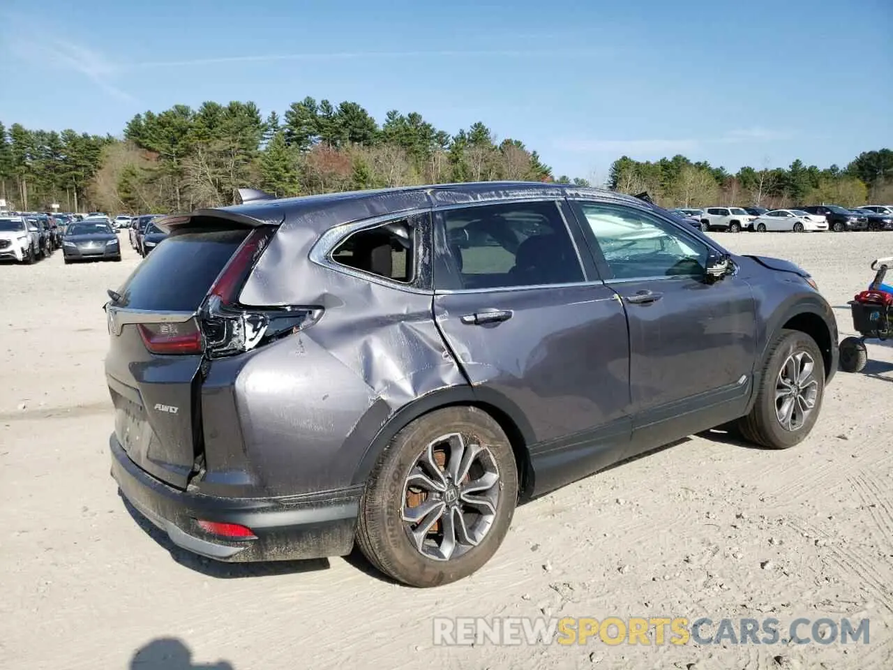 3 Photograph of a damaged car 2HKRW2H50MH656211 HONDA CRV 2021