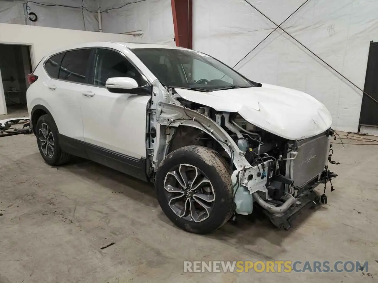 4 Photograph of a damaged car 2HKRW2H53MH684777 HONDA CRV 2021