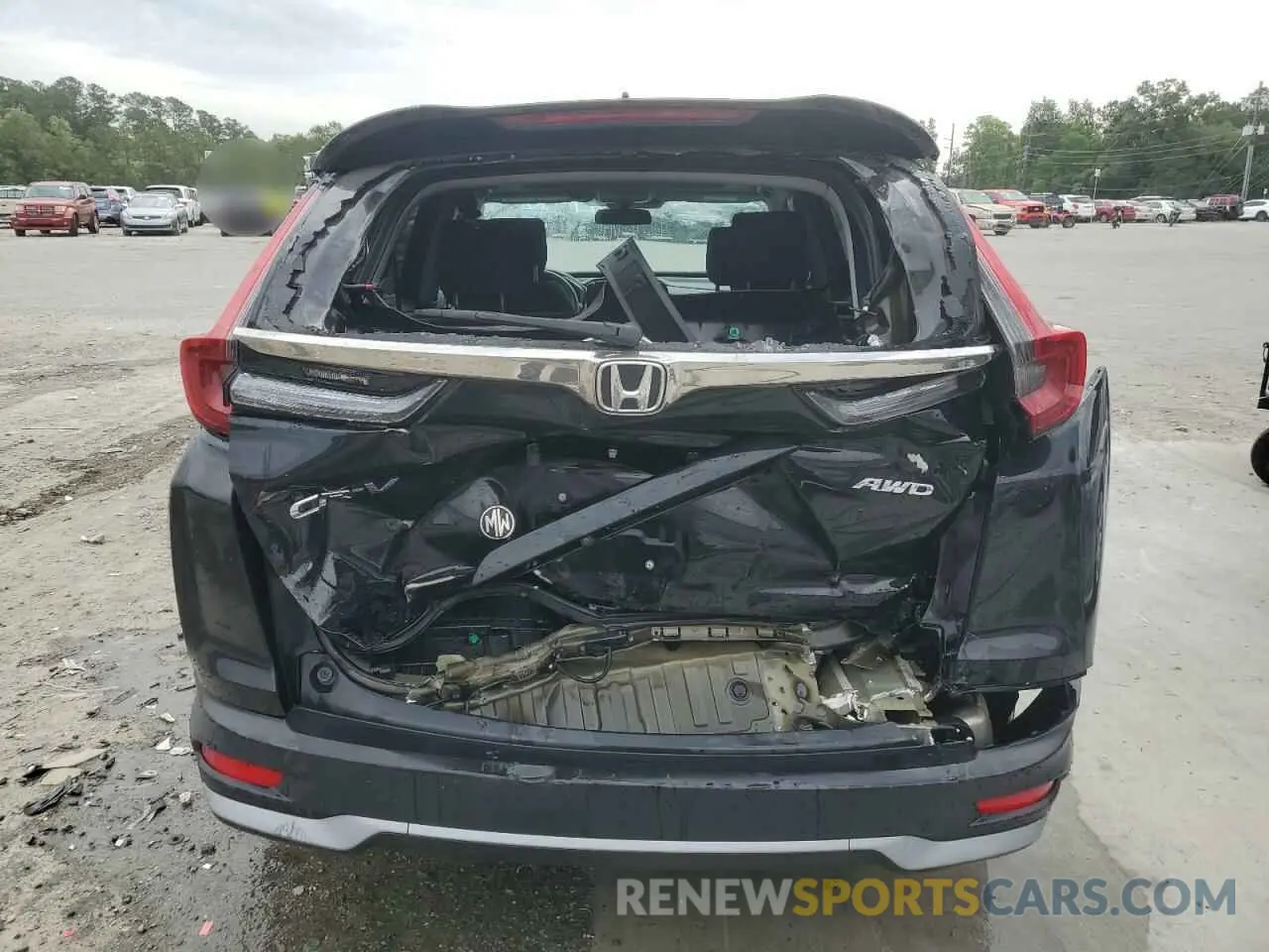 6 Фотография поврежденного автомобиля 2HKRW2H54MH648905 HONDA CRV 2021