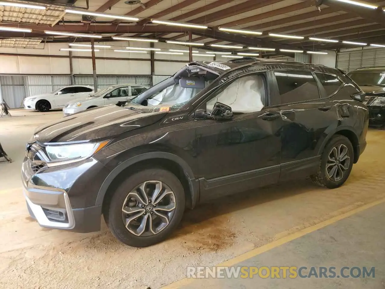 1 Photograph of a damaged car 2HKRW2H55MH639064 HONDA CRV 2021