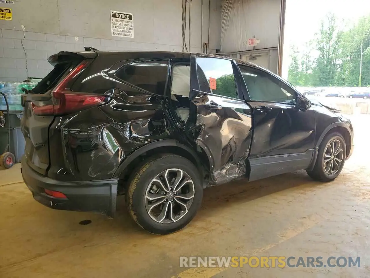3 Photograph of a damaged car 2HKRW2H55MH639064 HONDA CRV 2021