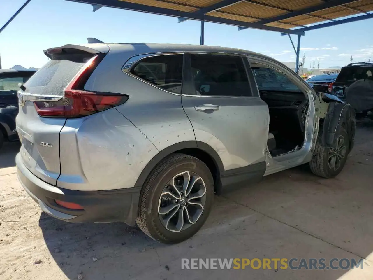3 Photograph of a damaged car 2HKRW2H55MH674767 HONDA CRV 2021