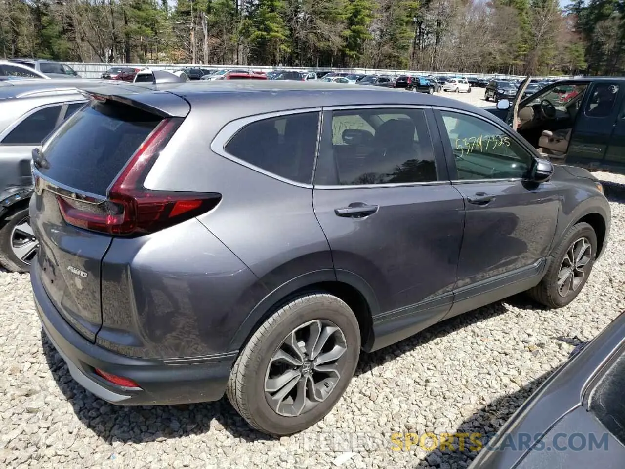 3 Photograph of a damaged car 2HKRW2H56MH627862 HONDA CRV 2021