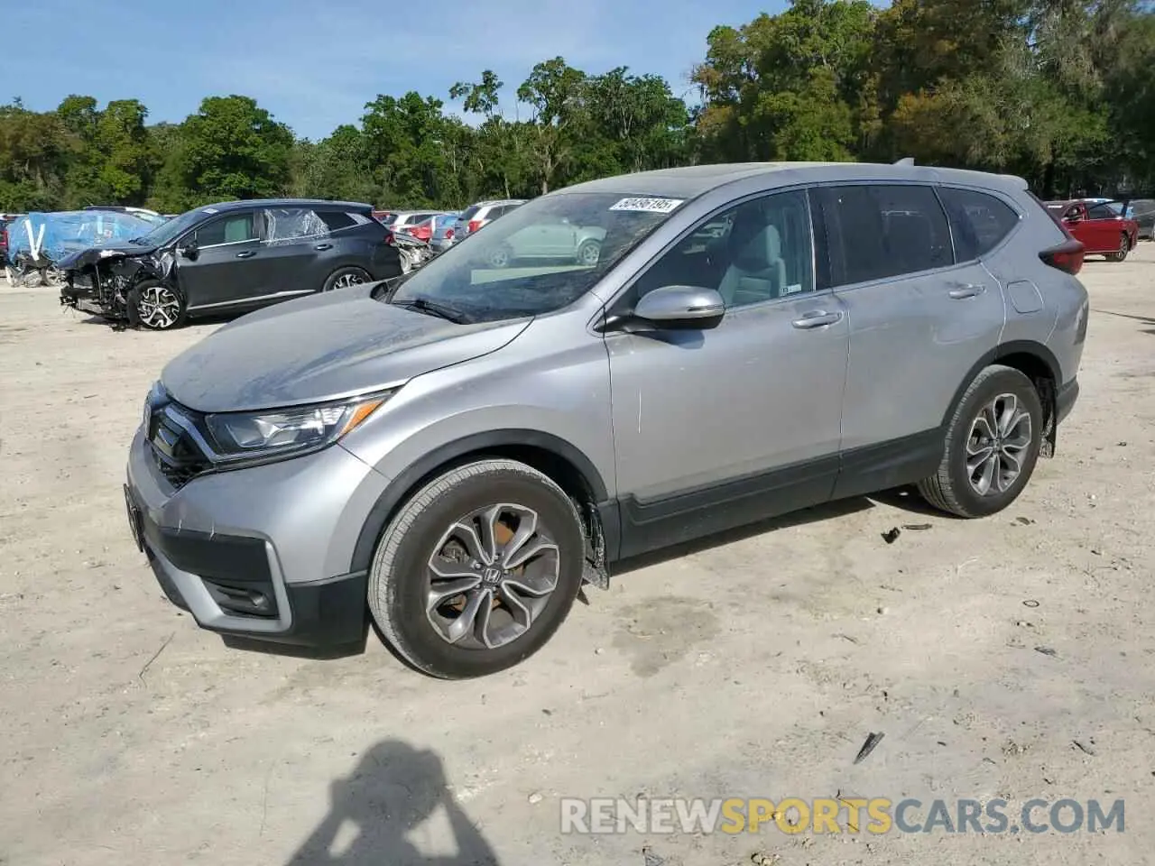1 Photograph of a damaged car 2HKRW2H56MH645472 HONDA CRV 2021