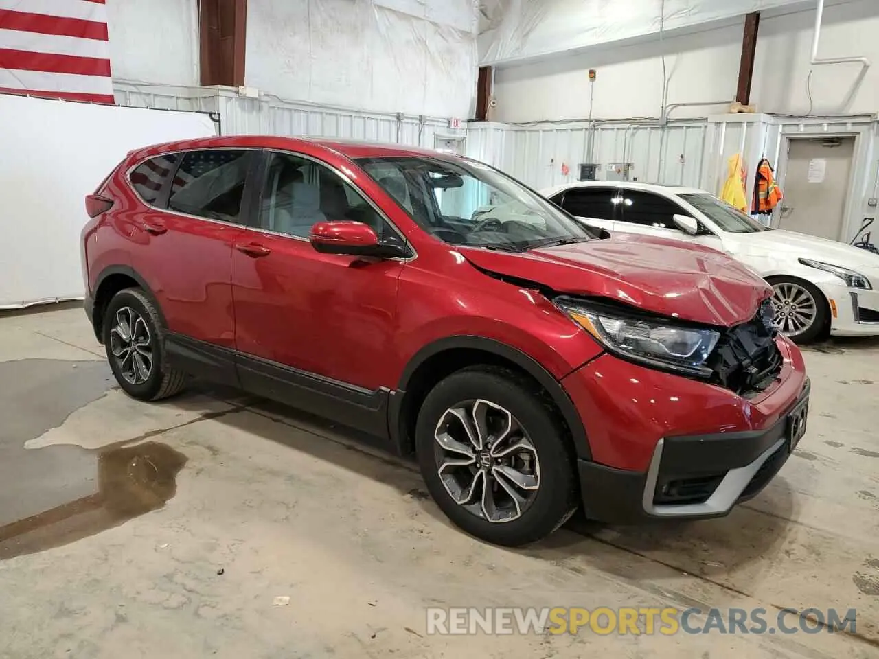 4 Photograph of a damaged car 2HKRW2H56MH652132 HONDA CRV 2021
