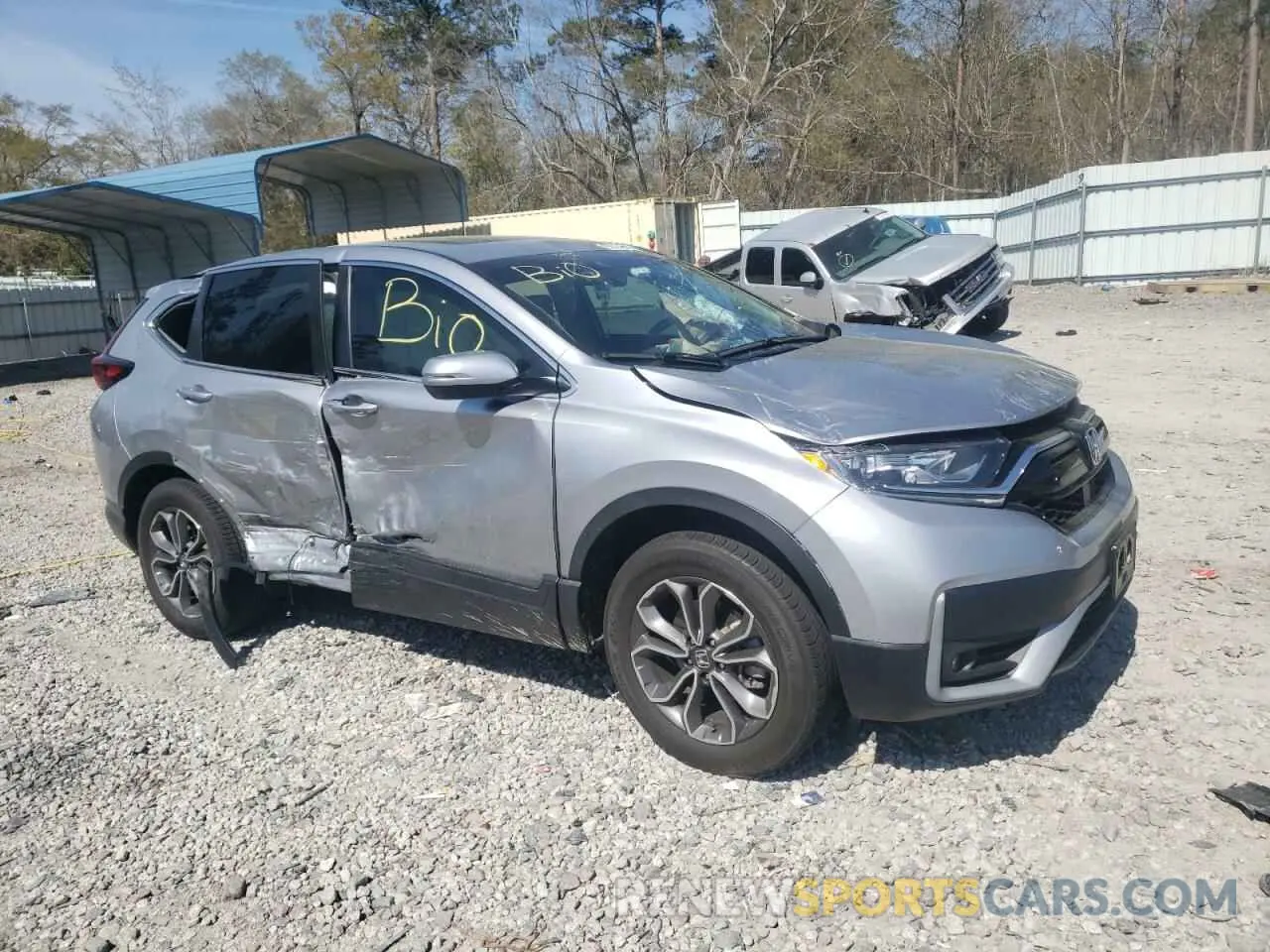 4 Фотография поврежденного автомобиля 2HKRW2H57MH627272 HONDA CRV 2021