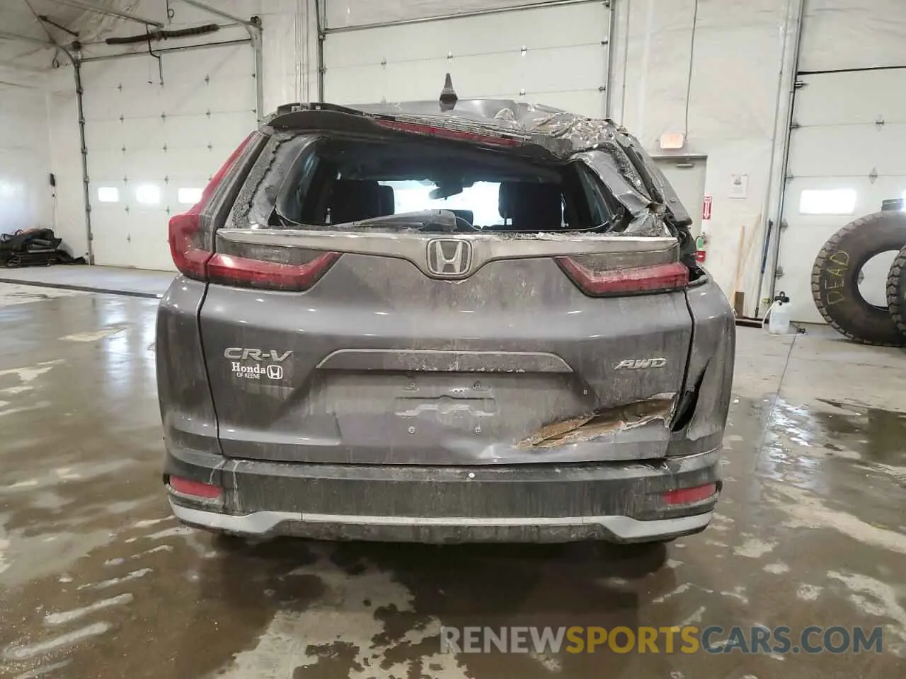 6 Photograph of a damaged car 2HKRW2H57MH644914 HONDA CRV 2021
