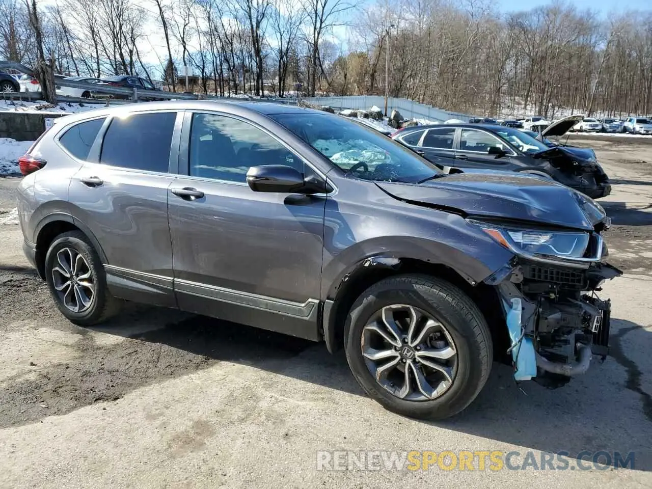 4 Фотография поврежденного автомобиля 2HKRW2H57MH682336 HONDA CRV 2021
