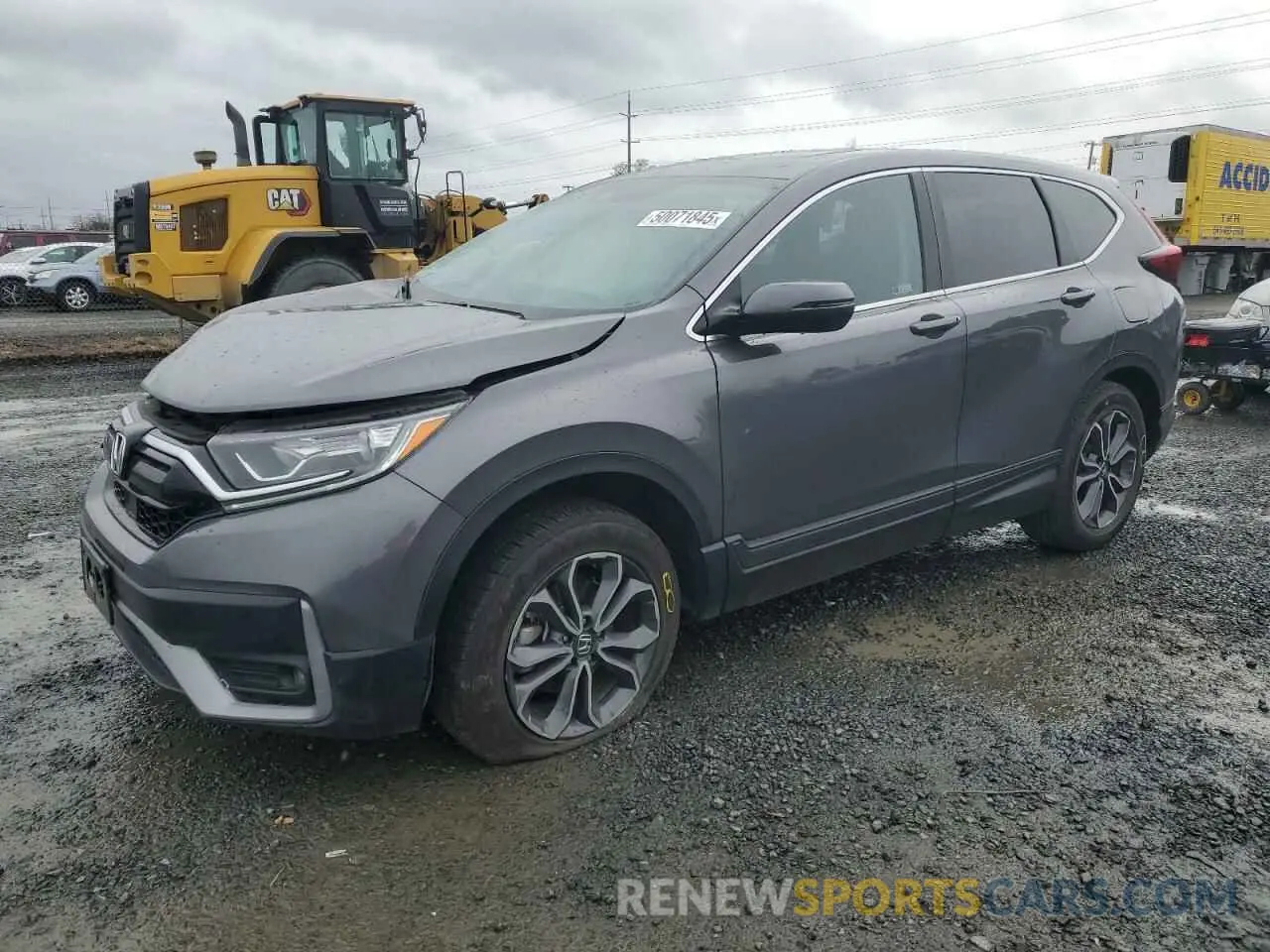 1 Photograph of a damaged car 2HKRW2H59MH650715 HONDA CRV 2021