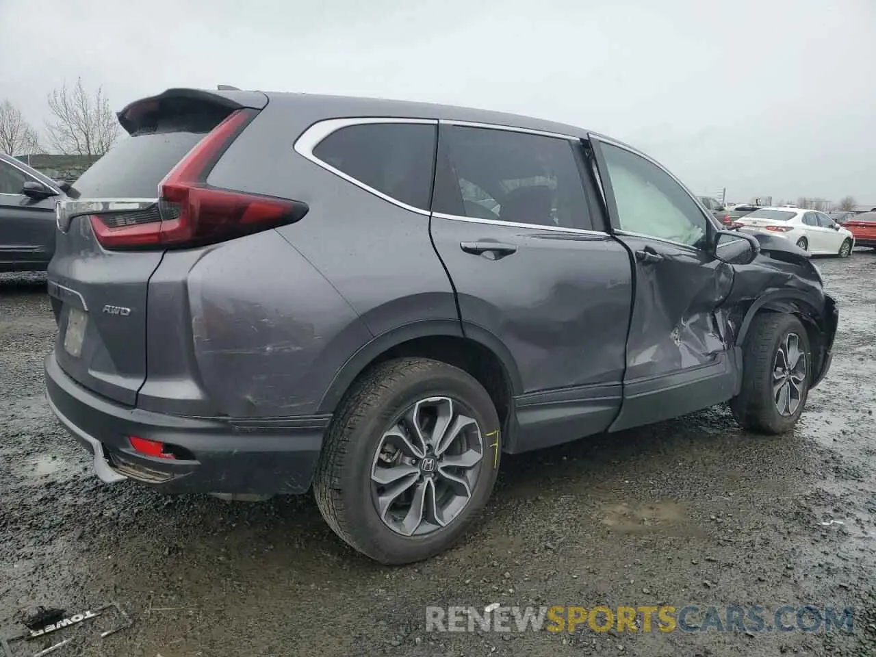 3 Photograph of a damaged car 2HKRW2H59MH650715 HONDA CRV 2021