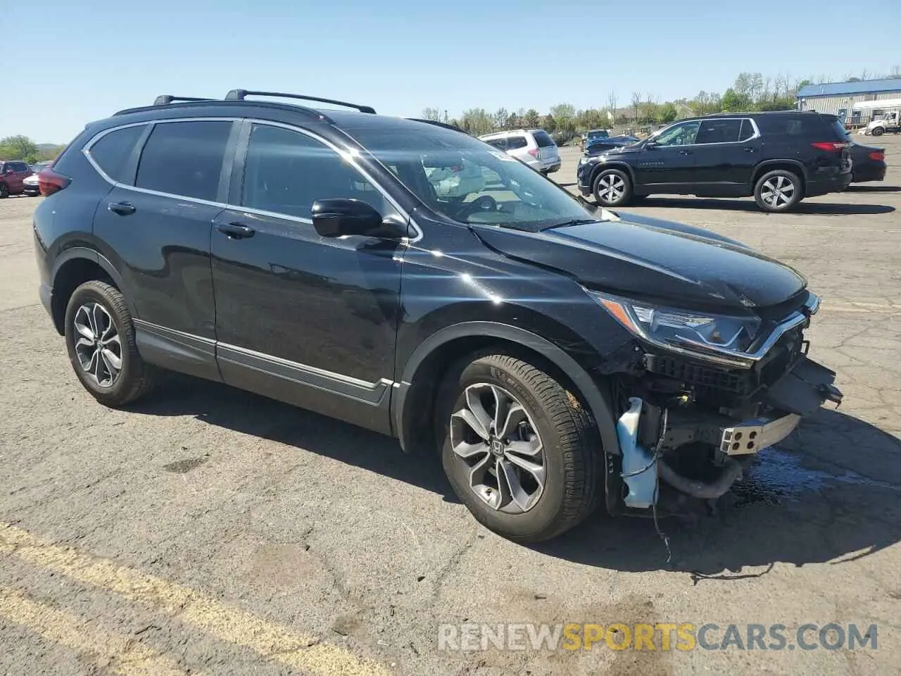4 Photograph of a damaged car 2HKRW2H59MH682242 HONDA CRV 2021
