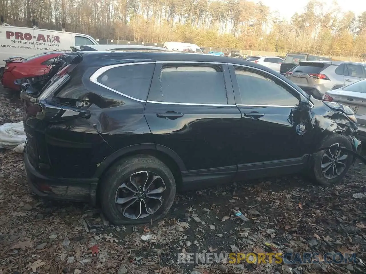 3 Photograph of a damaged car 2HKRW2H5XMH620610 HONDA CRV 2021