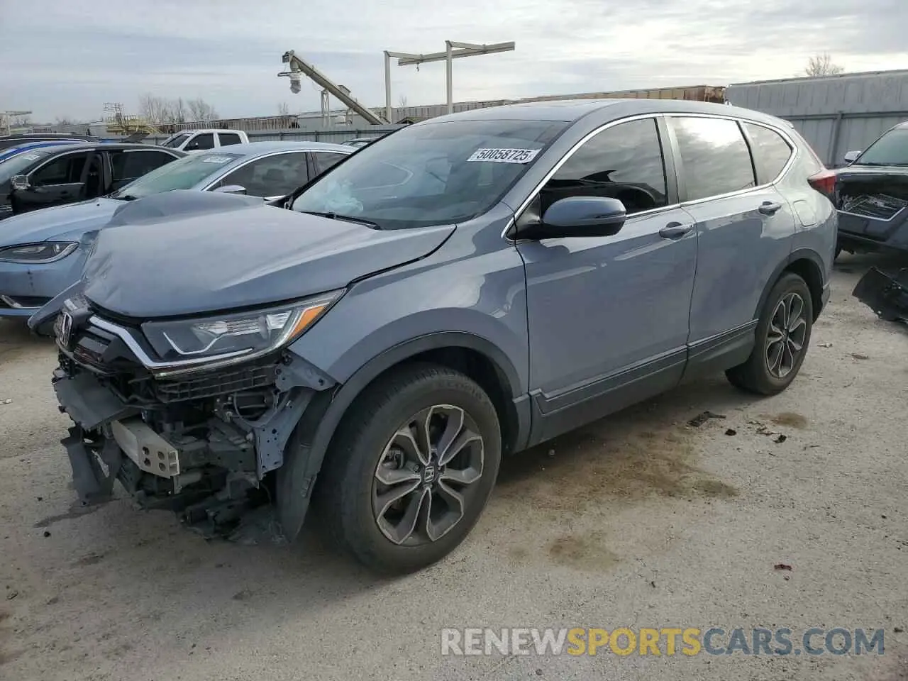 1 Фотография поврежденного автомобиля 2HKRW2H80MH609495 HONDA CRV 2021