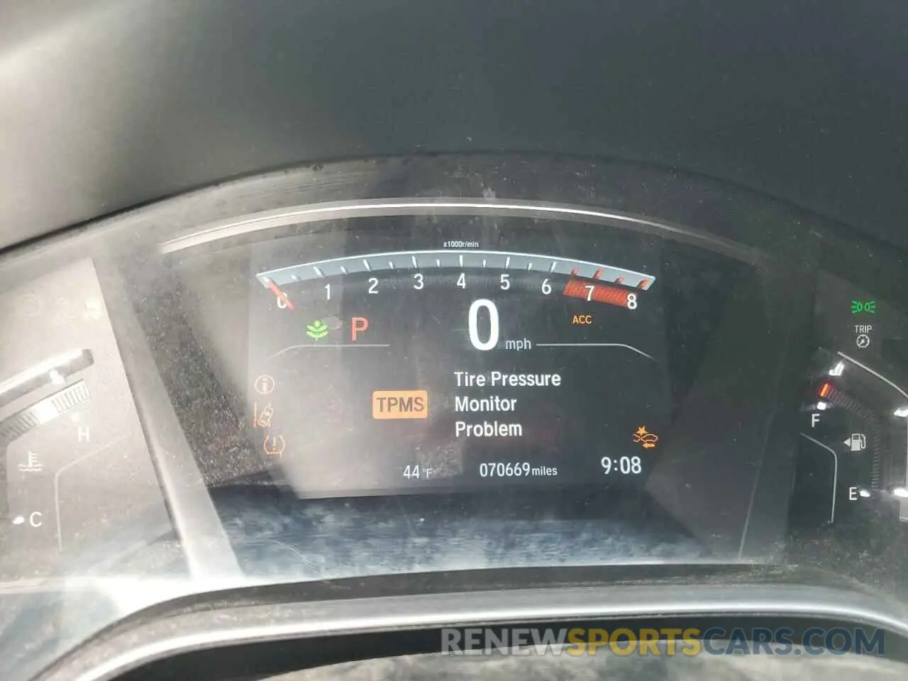 9 Фотография поврежденного автомобиля 2HKRW2H80MH609495 HONDA CRV 2021