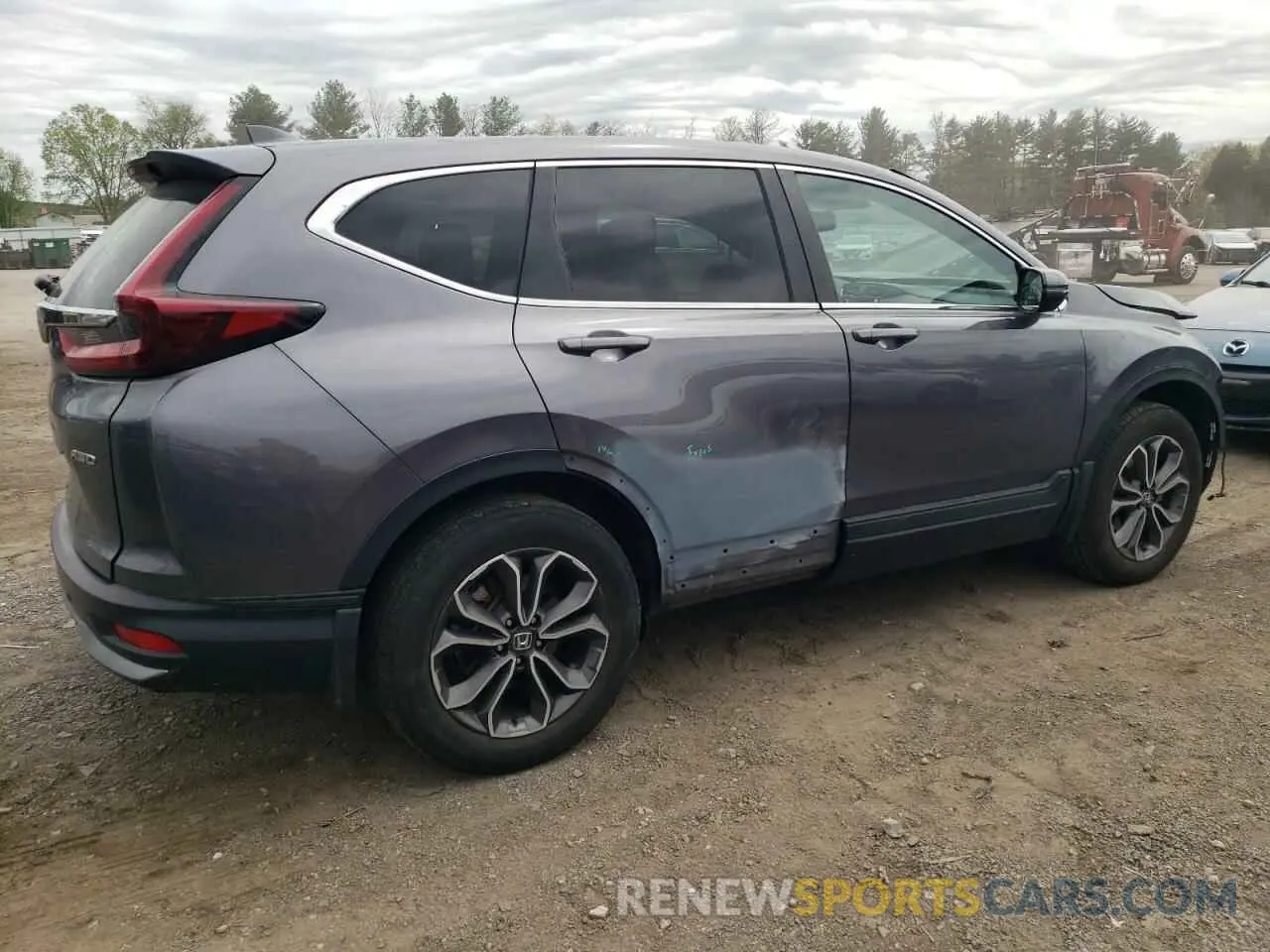 3 Photograph of a damaged car 2HKRW2H80MH618004 HONDA CRV 2021