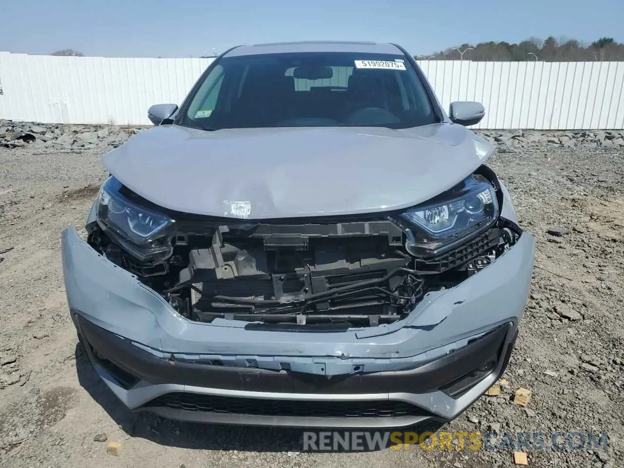 5 Photograph of a damaged car 2HKRW2H82MH625603 HONDA CRV 2021