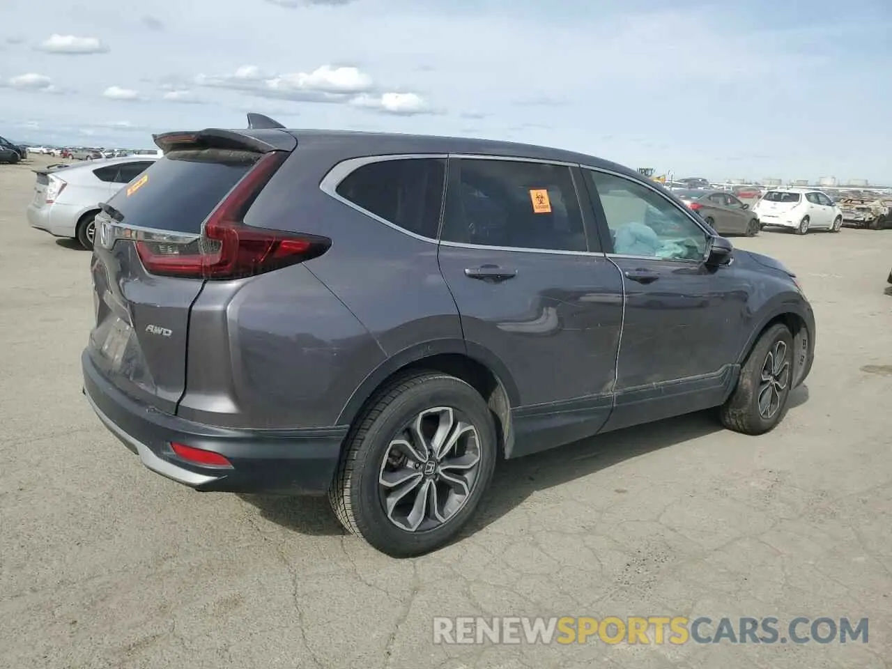 3 Photograph of a damaged car 2HKRW2H82MH671125 HONDA CRV 2021