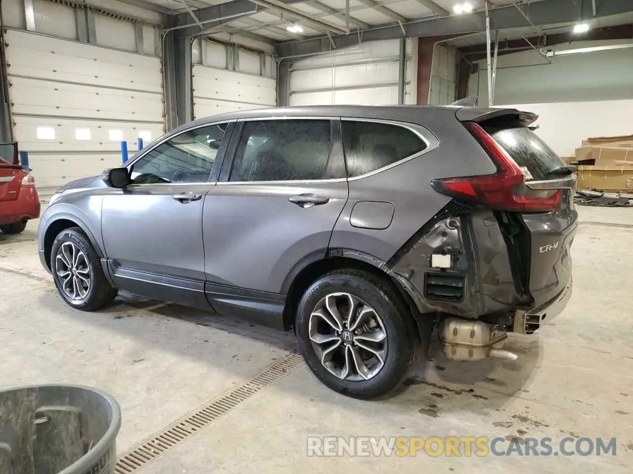2 Фотография поврежденного автомобиля 2HKRW2H84MH607328 HONDA CRV 2021