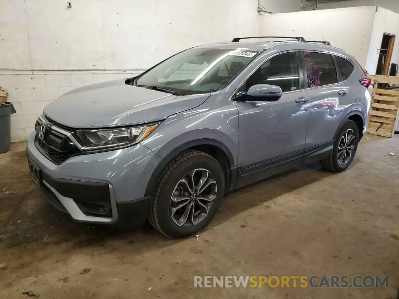 1 Photograph of a damaged car 2HKRW2H85MH623795 HONDA CRV 2021