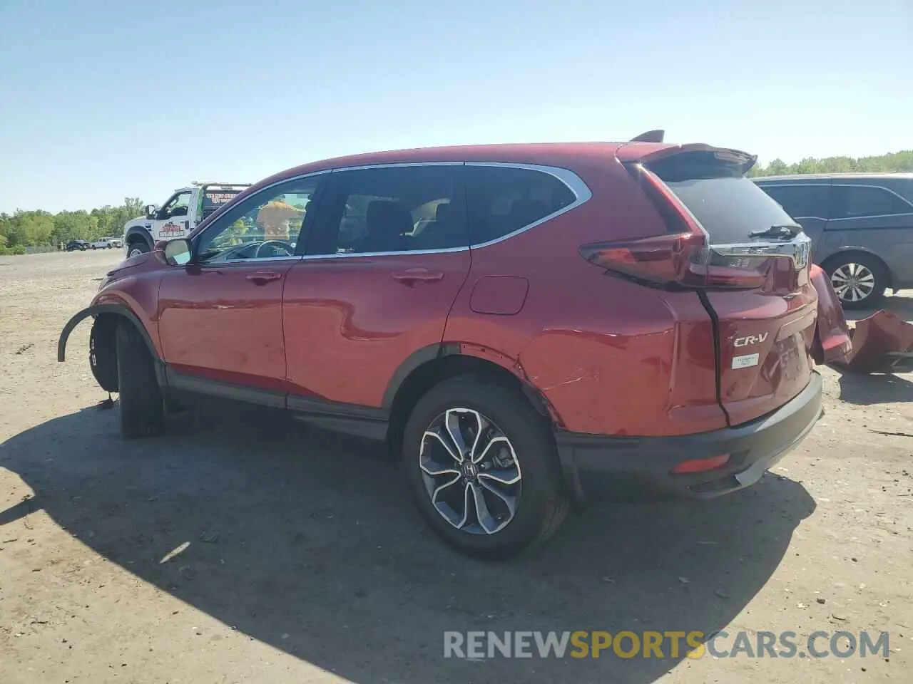 2 Photograph of a damaged car 2HKRW2H85MH647501 HONDA CRV 2021