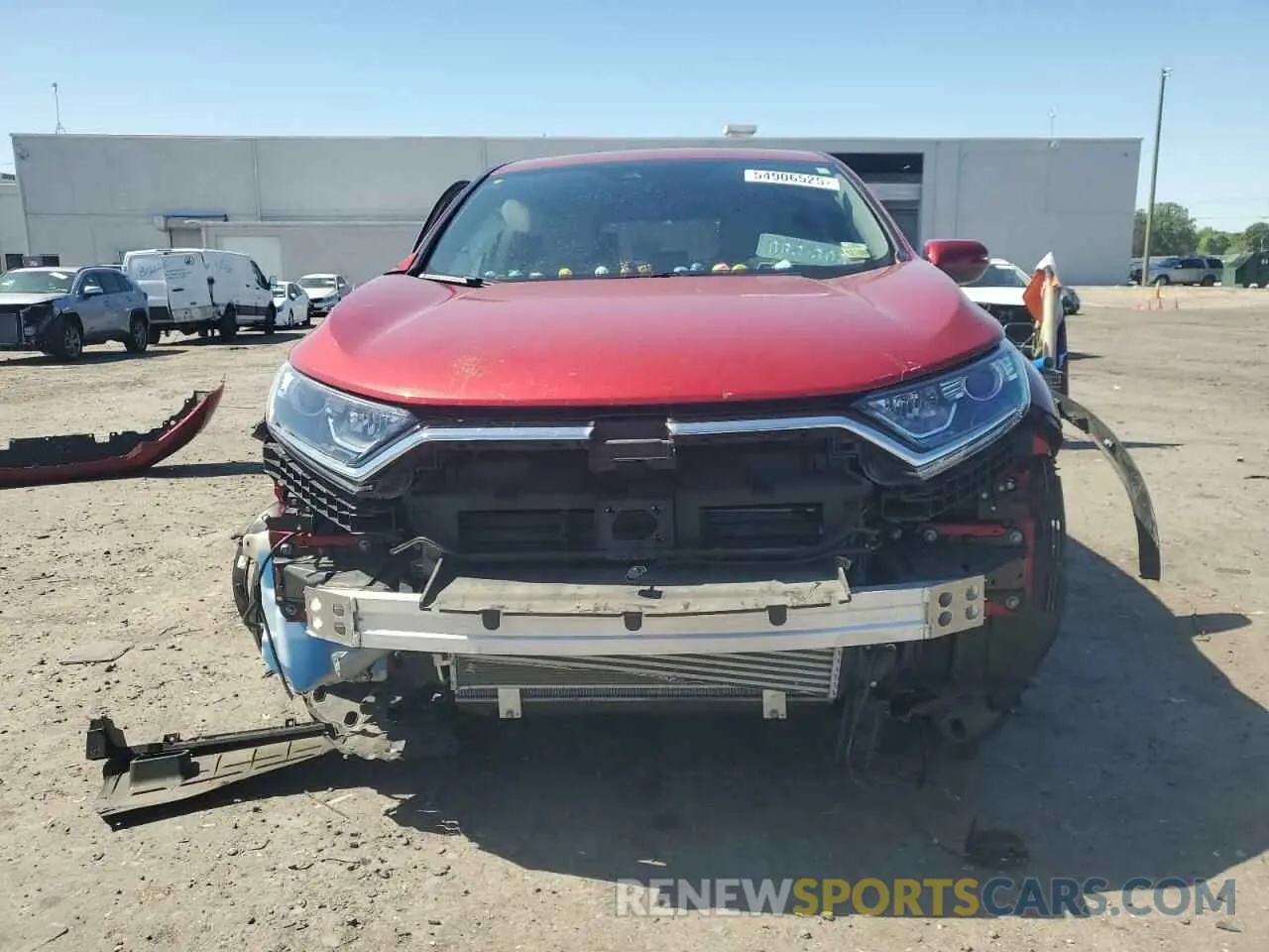 5 Photograph of a damaged car 2HKRW2H85MH647501 HONDA CRV 2021