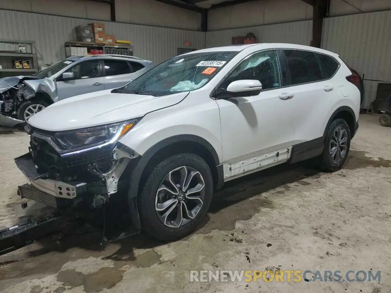 1 Photograph of a damaged car 2HKRW2H87MH637651 HONDA CRV 2021