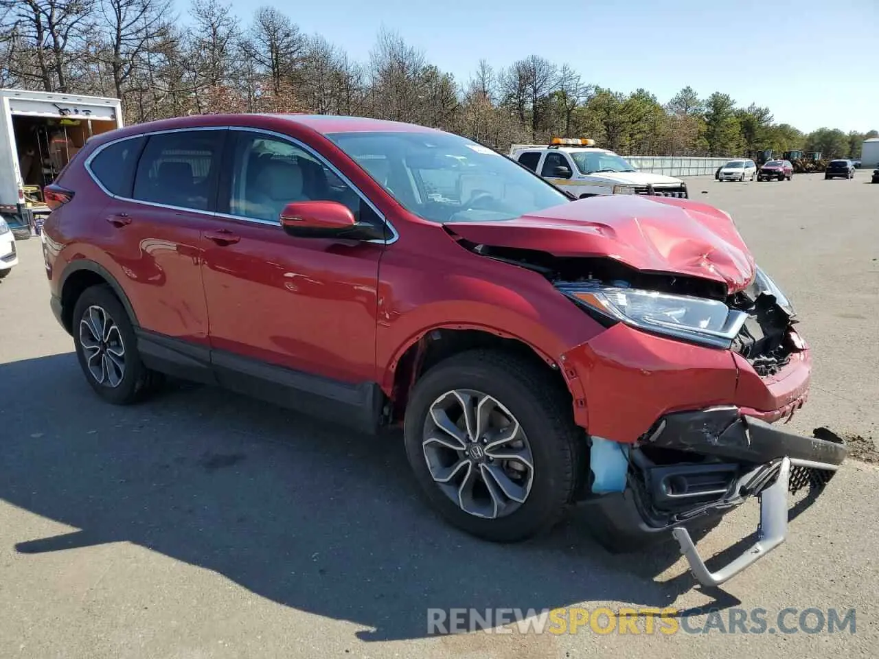 4 Photograph of a damaged car 2HKRW2H88MH606263 HONDA CRV 2021
