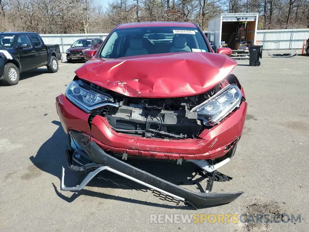 5 Photograph of a damaged car 2HKRW2H88MH606263 HONDA CRV 2021