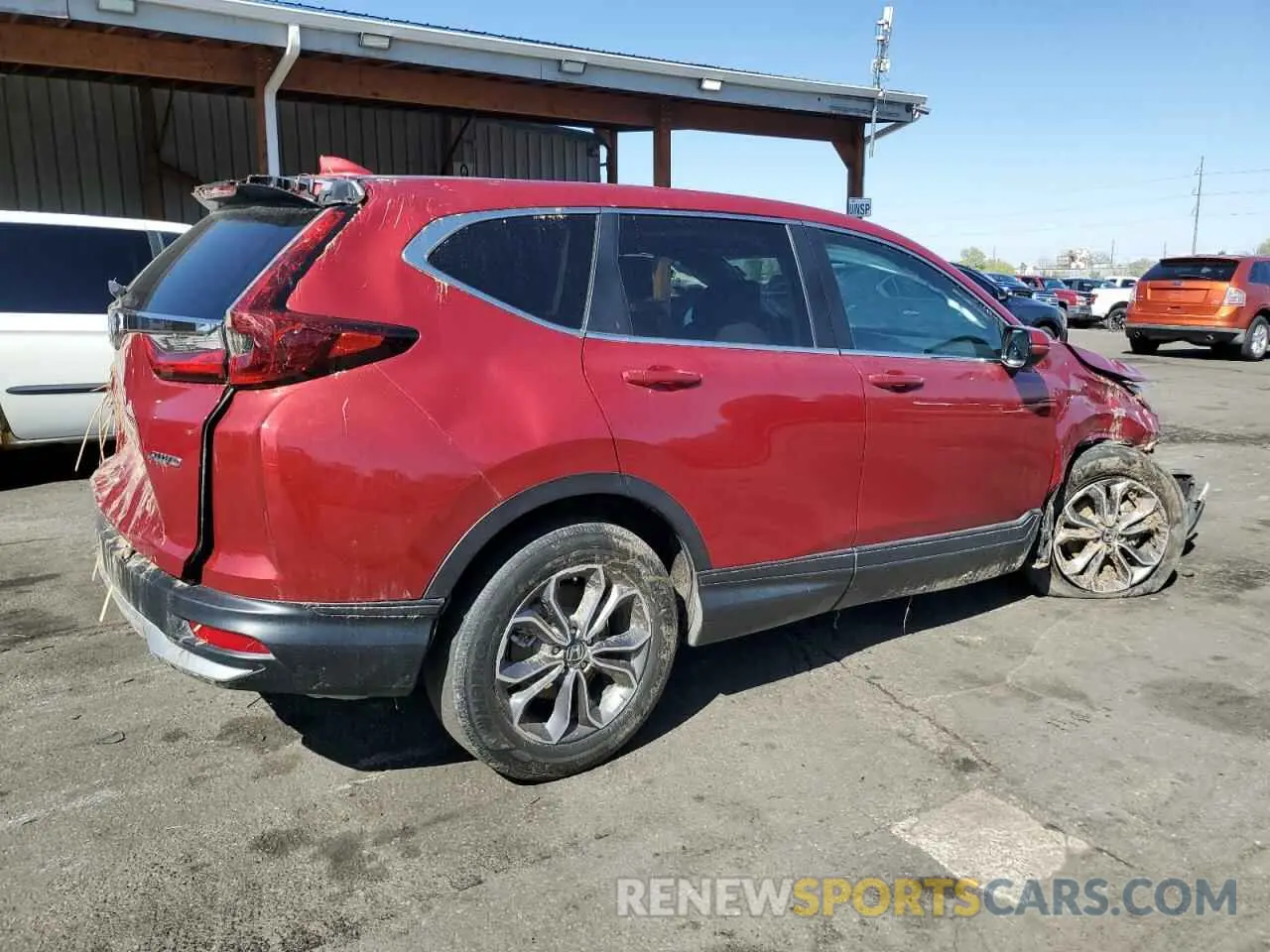 3 Photograph of a damaged car 2HKRW2H88MH654412 HONDA CRV 2021