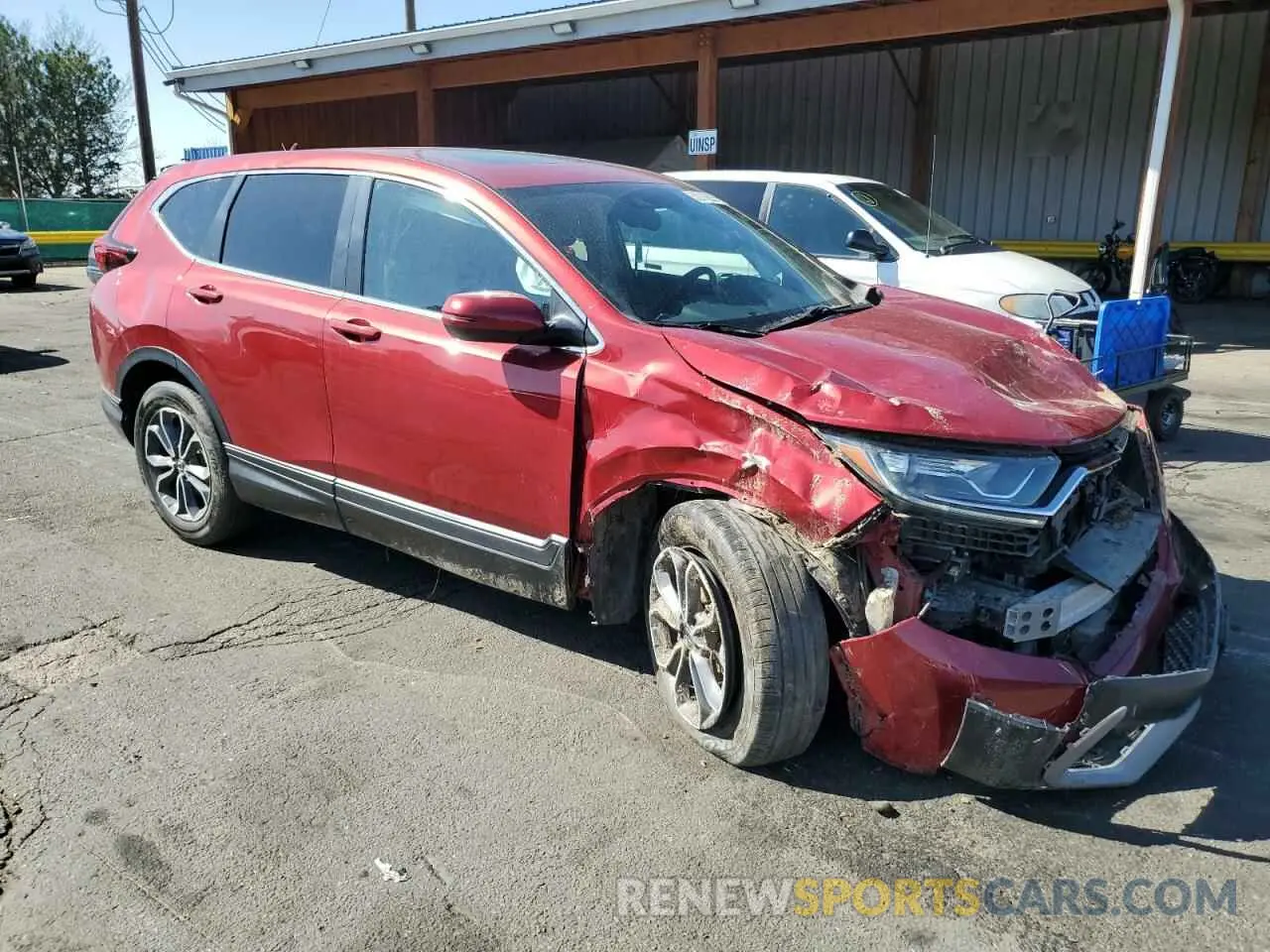 4 Photograph of a damaged car 2HKRW2H88MH654412 HONDA CRV 2021