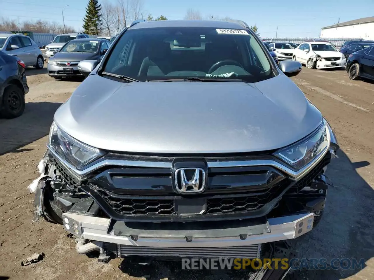 5 Photograph of a damaged car 2HKRW2H89MH215610 HONDA CRV 2021