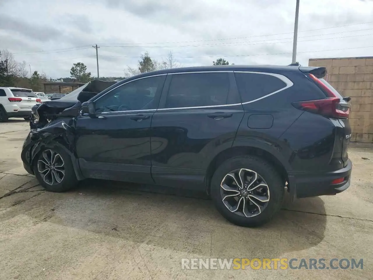 2 Photograph of a damaged car 2HKRW2H89MH607955 HONDA CRV 2021