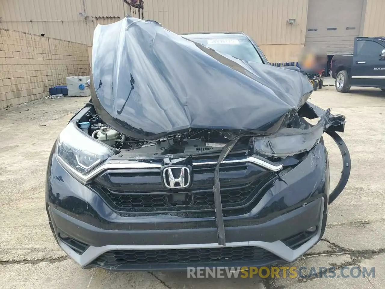 5 Photograph of a damaged car 2HKRW2H89MH607955 HONDA CRV 2021