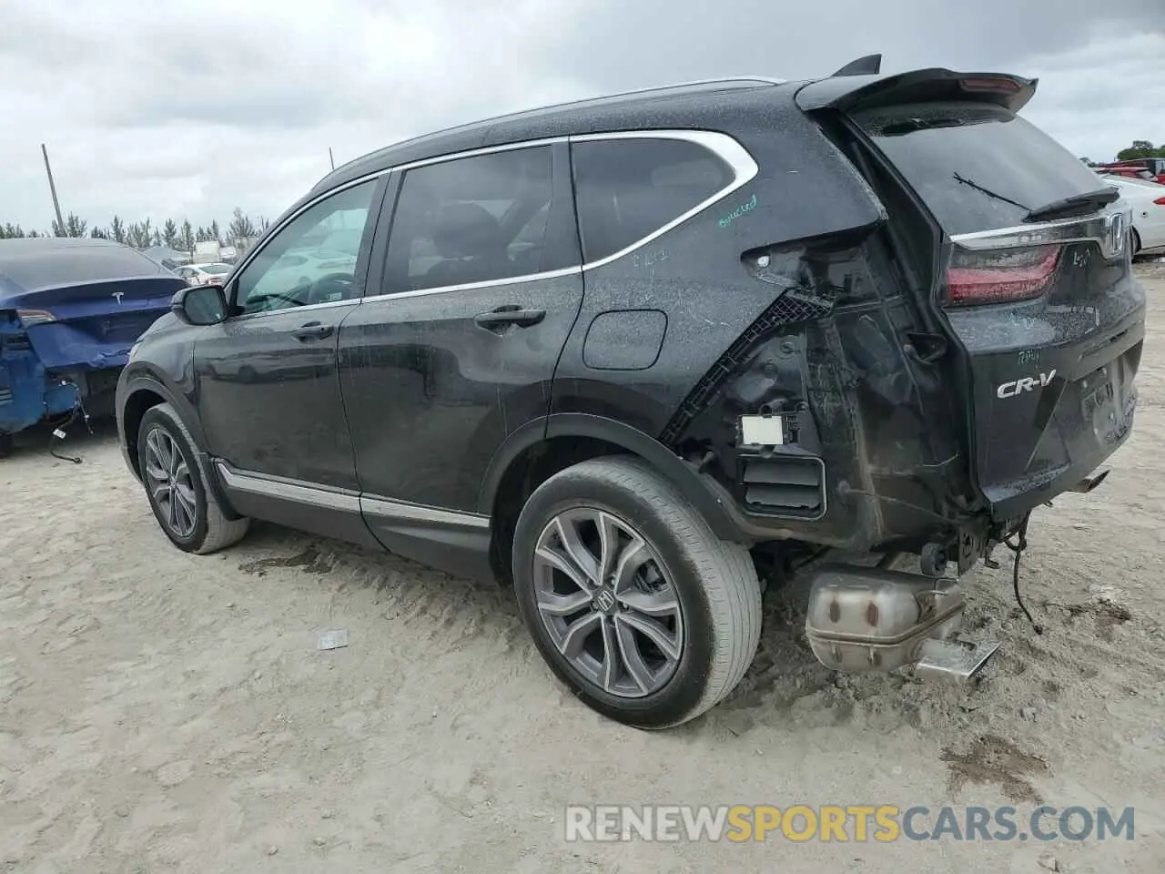 2 Photograph of a damaged car 2HKRW2H90MH683945 HONDA CRV 2021