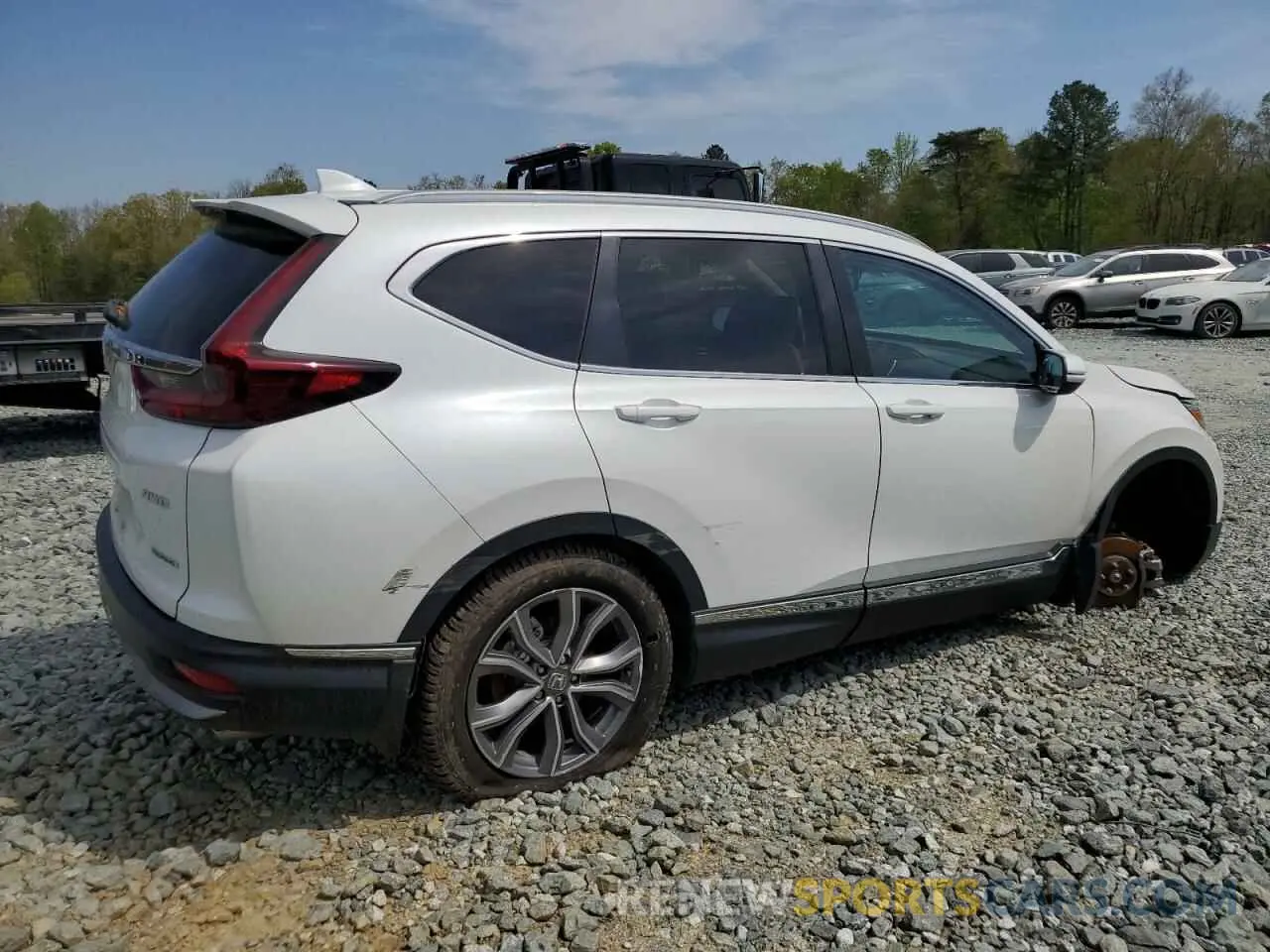 3 Photograph of a damaged car 2HKRW2H91MH643714 HONDA CRV 2021