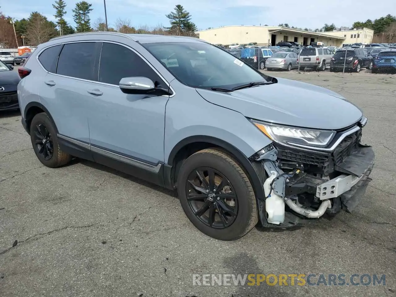 4 Photograph of a damaged car 2HKRW2H93MH662085 HONDA CRV 2021