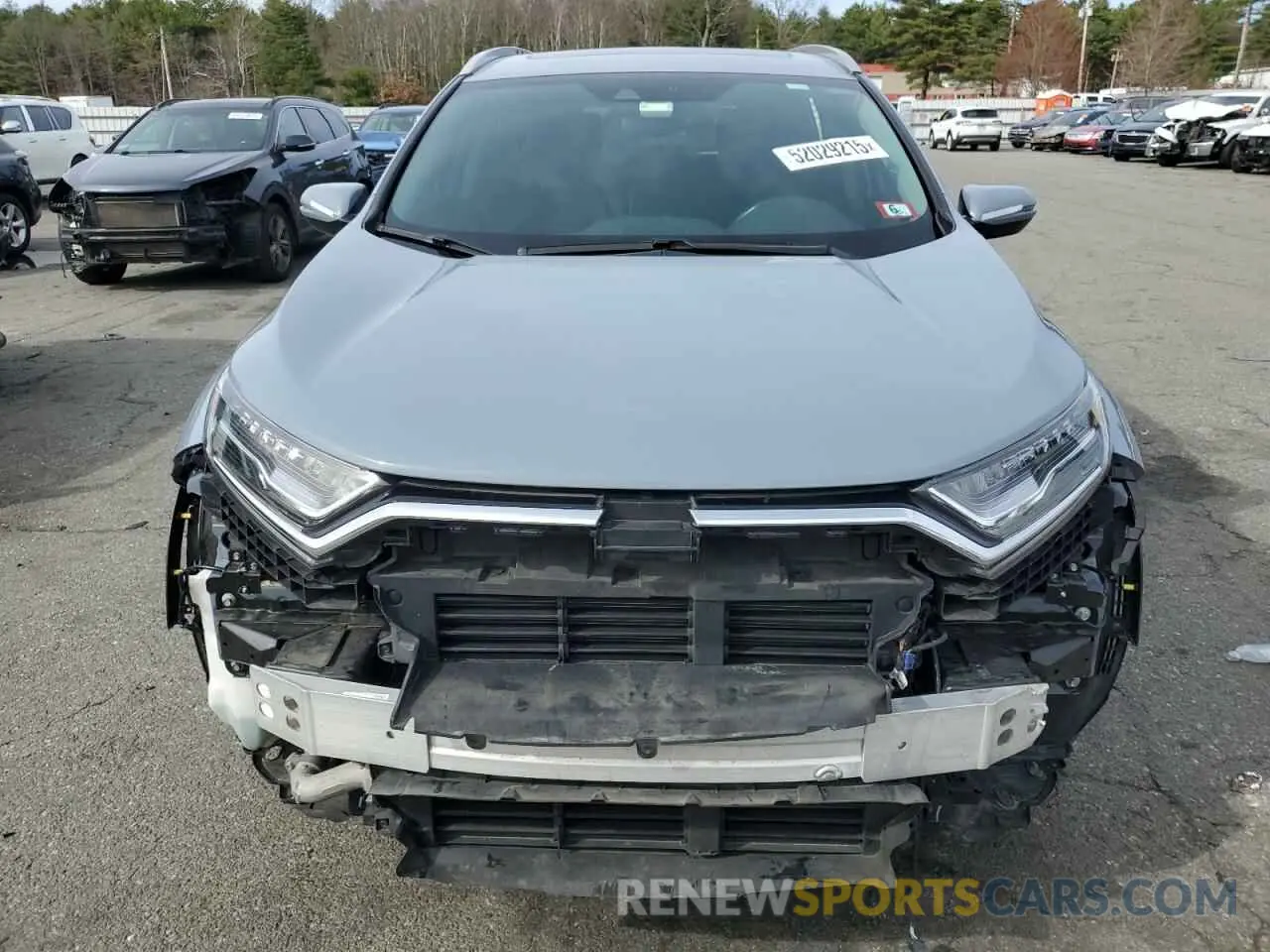 5 Photograph of a damaged car 2HKRW2H93MH662085 HONDA CRV 2021
