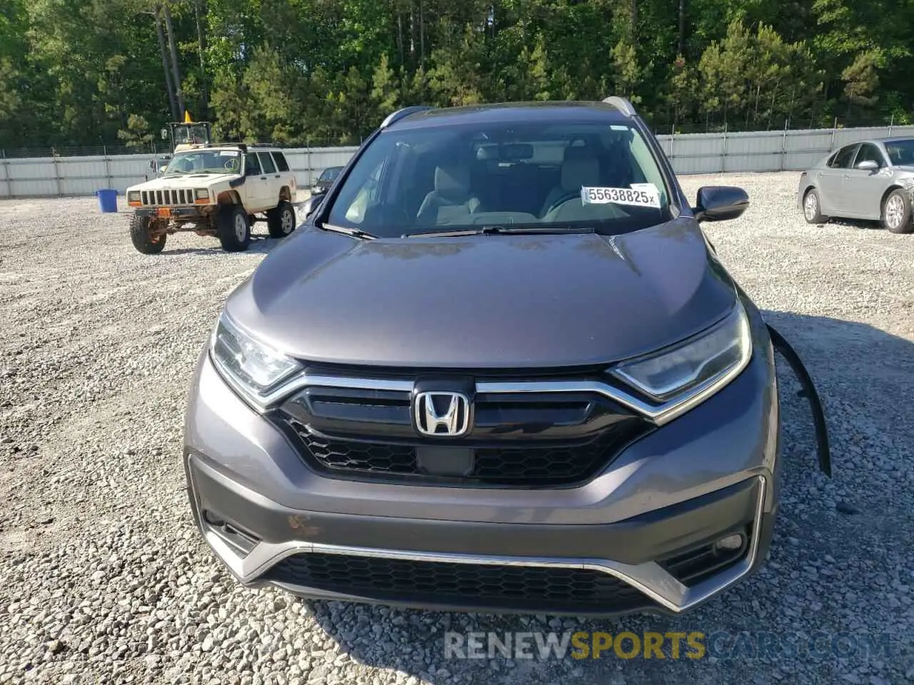 5 Photograph of a damaged car 2HKRW2H93MH675046 HONDA CRV 2021