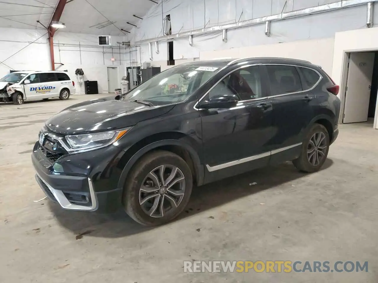 1 Photograph of a damaged car 2HKRW2H95MH633736 HONDA CRV 2021