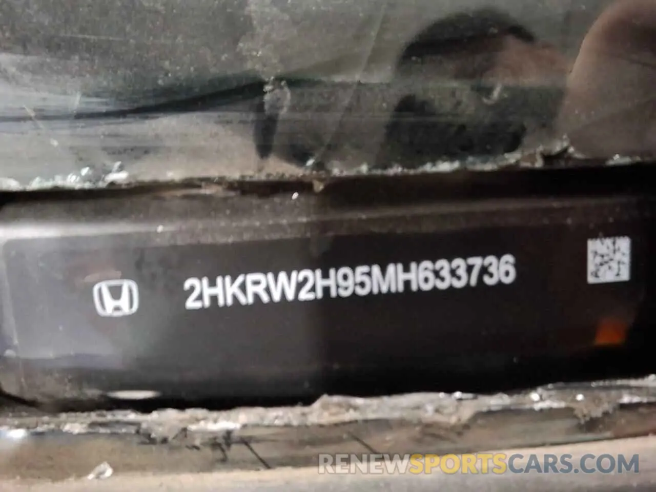 13 Photograph of a damaged car 2HKRW2H95MH633736 HONDA CRV 2021