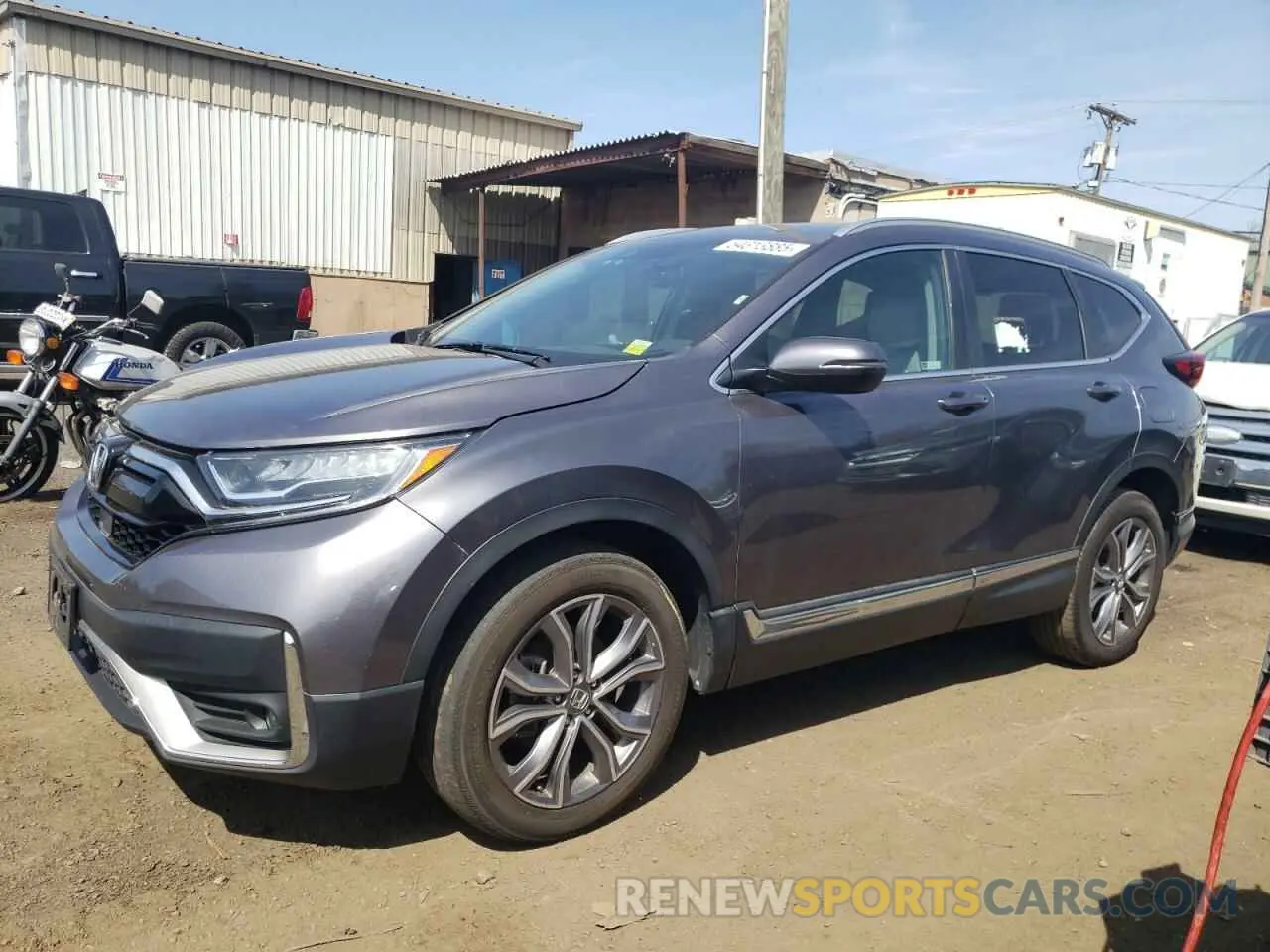 1 Photograph of a damaged car 2HKRW2H97MH664647 HONDA CRV 2021