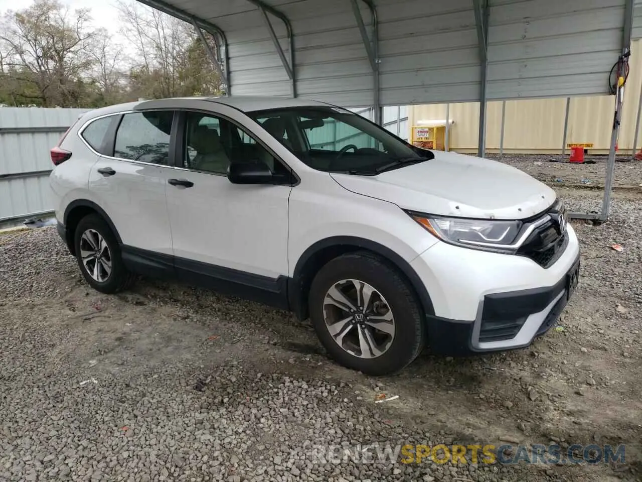 4 Photograph of a damaged car 5J6RW1H26ML007776 HONDA CRV 2021