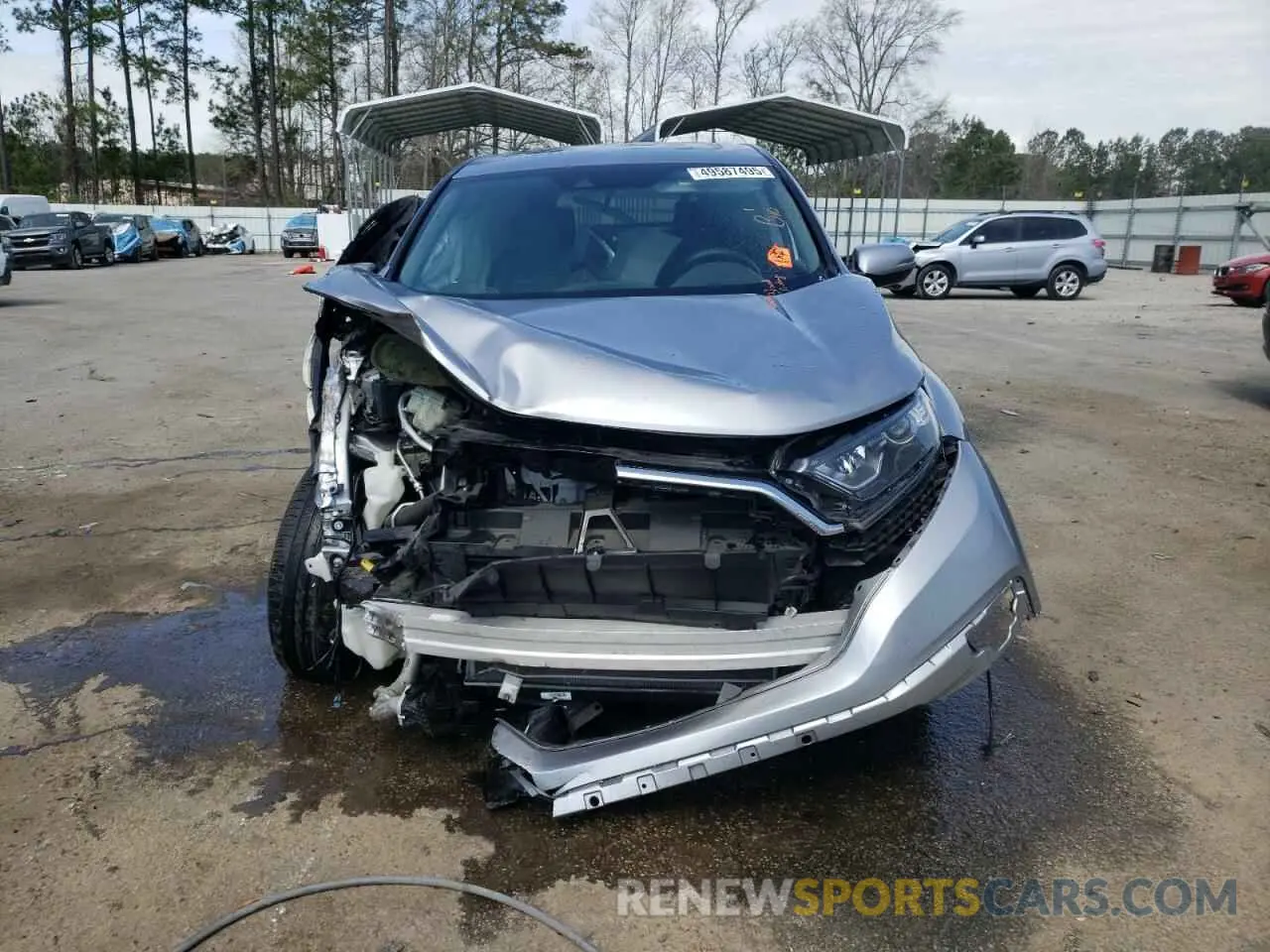 5 Photograph of a damaged car 5J6RW1H51MA003446 HONDA CRV 2021