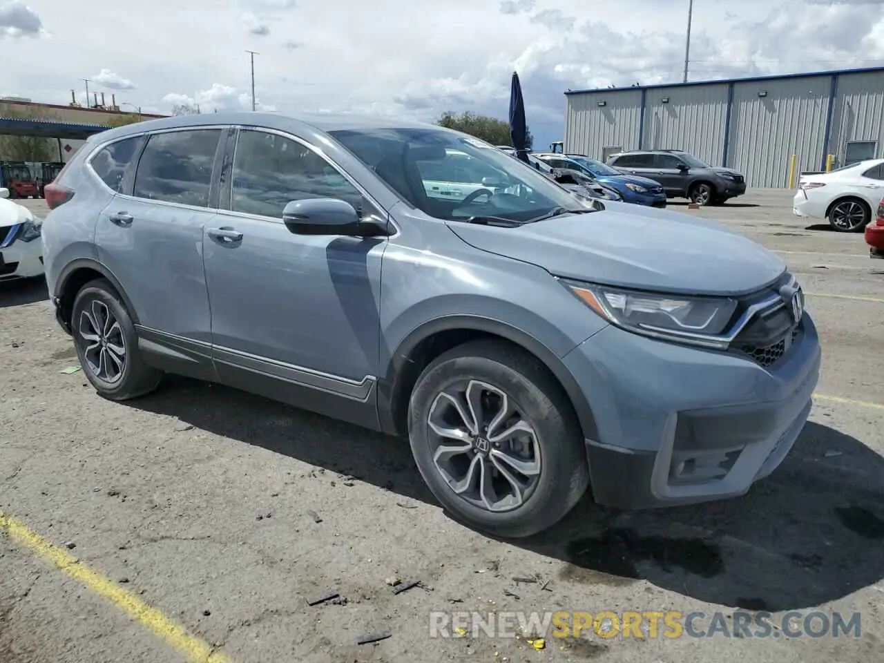 4 Photograph of a damaged car 5J6RW1H55ML010047 HONDA CRV 2021