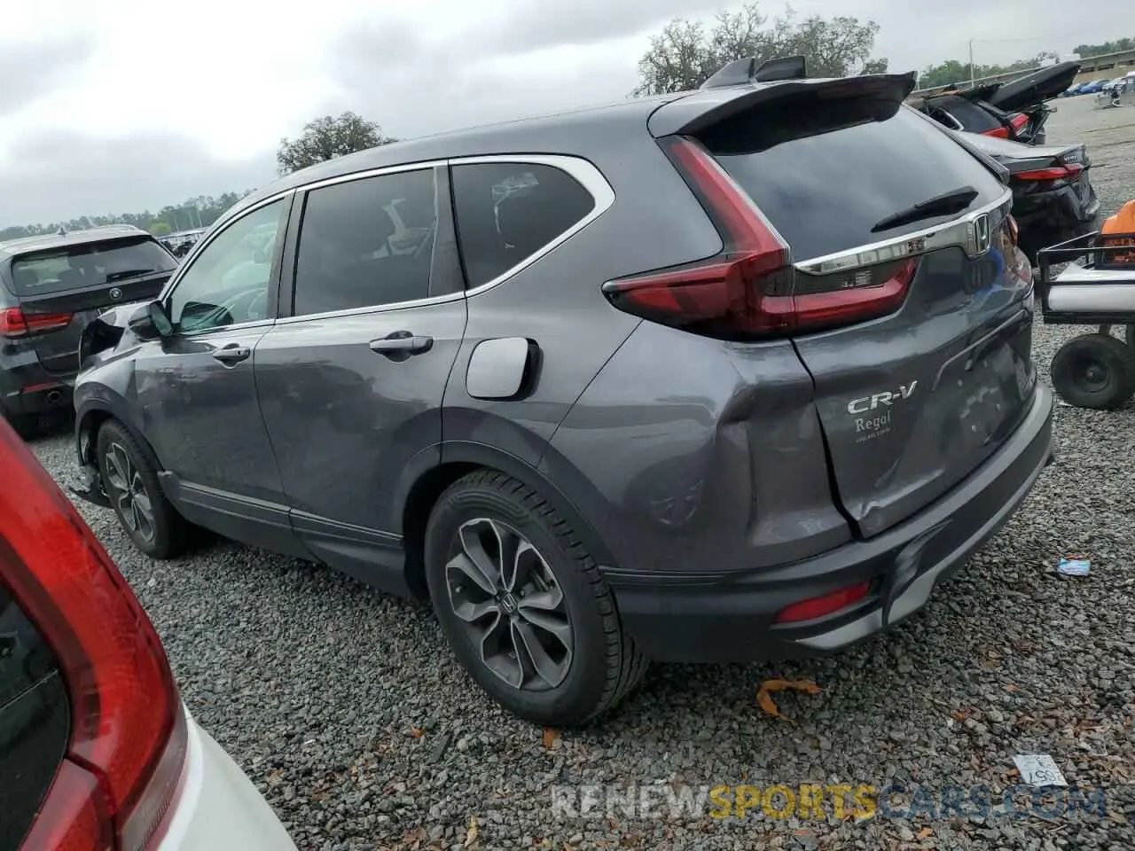 2 Фотография поврежденного автомобиля 5J6RW1H58MA006957 HONDA CRV 2021