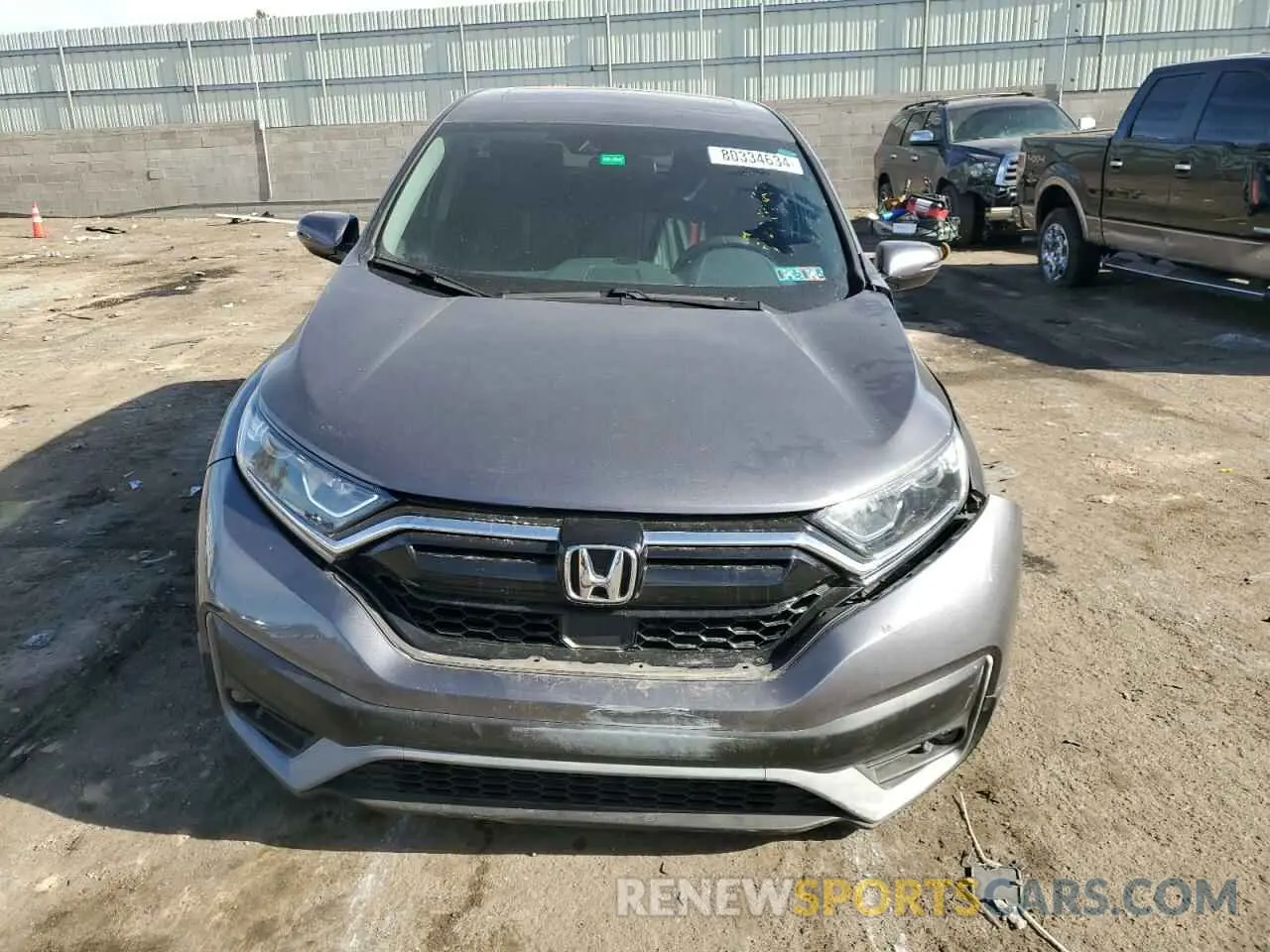 5 Фотография поврежденного автомобиля 5J6RW1H59MA010869 HONDA CRV 2021