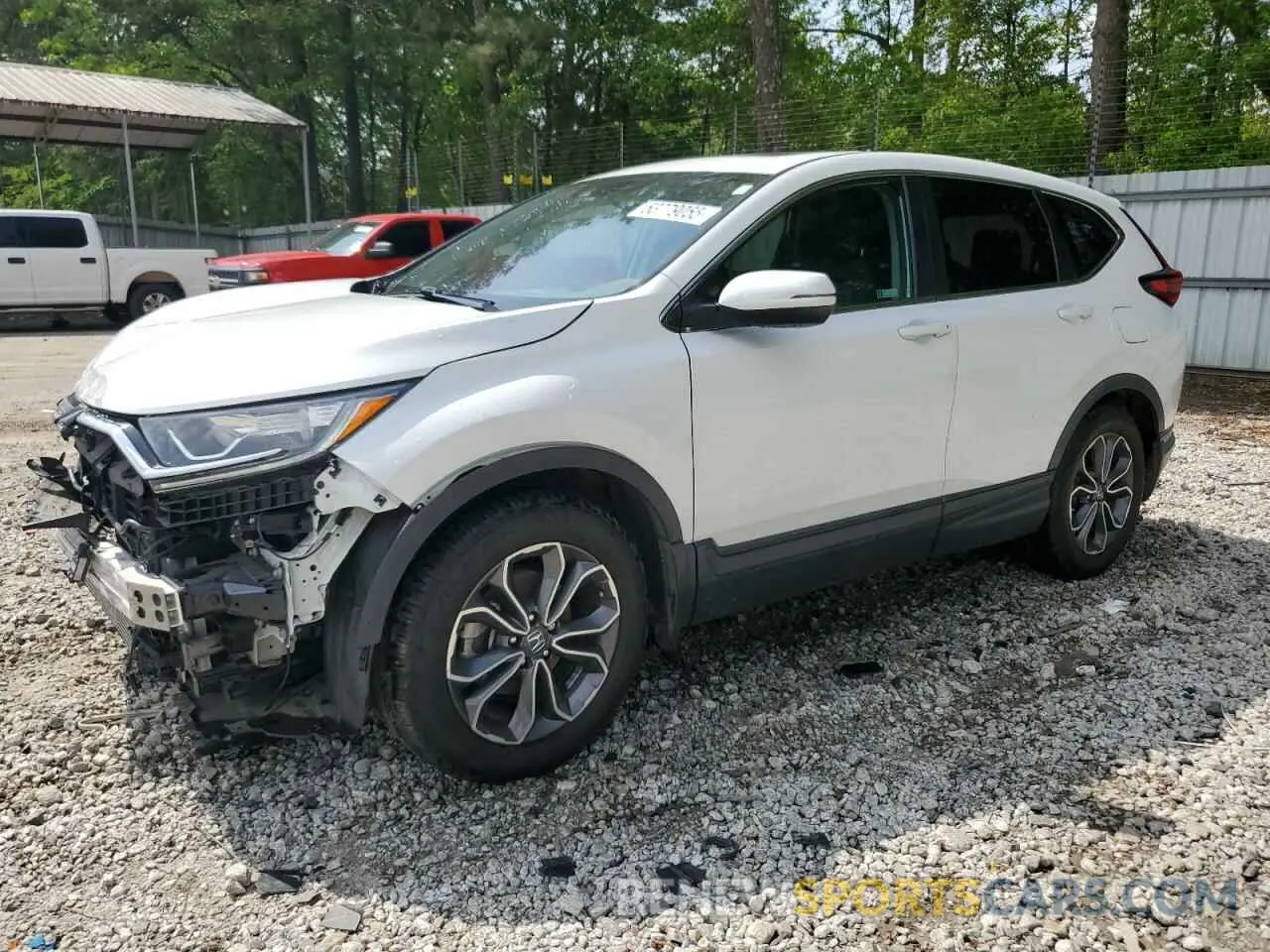 1 Photograph of a damaged car 5J6RW1H5XMA010203 HONDA CRV 2021